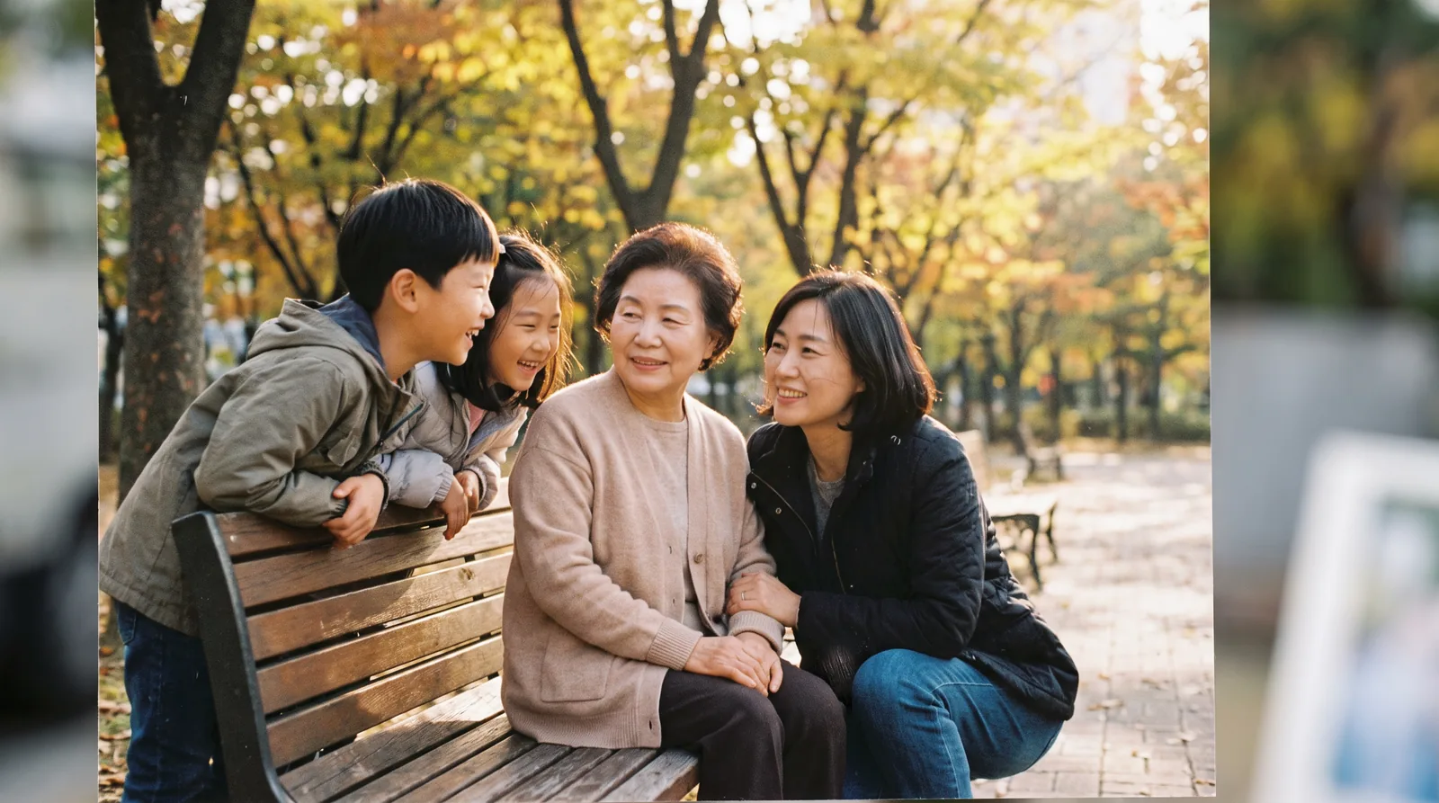 삼대가 한자리에 (예시)